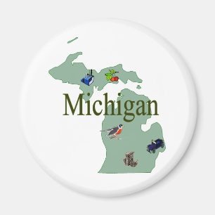 Imán Michigan Magnet