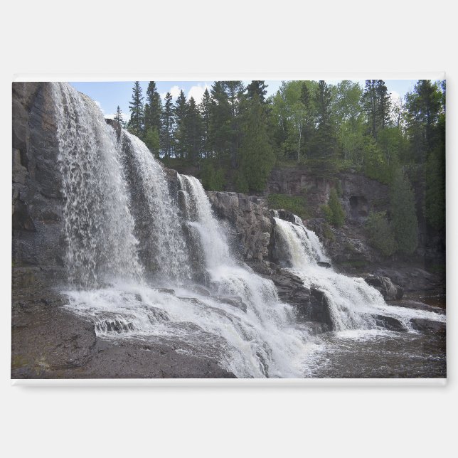 Imán Michigan North Shore Waterfall (Anverso)
