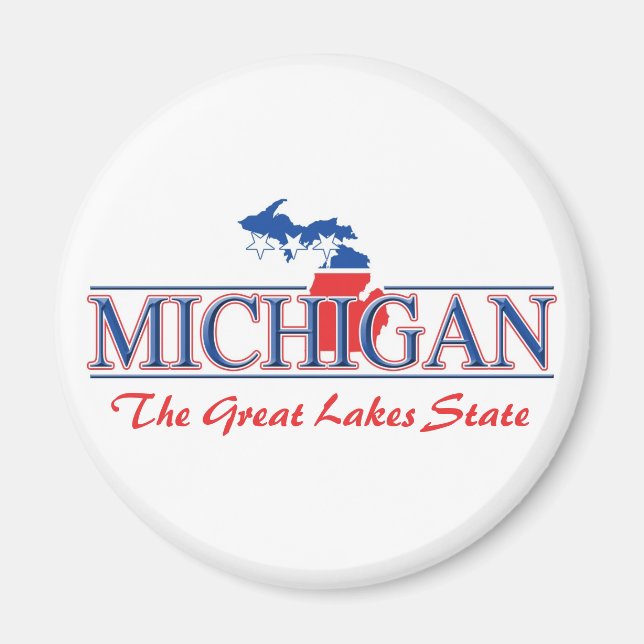 Imán Michigan Patriotic Magnets (Frente)