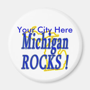 Imán ¡Michigan Rocks!