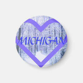 IMÁN MICHIGAN WINTER PUR<3BLU MAGNET