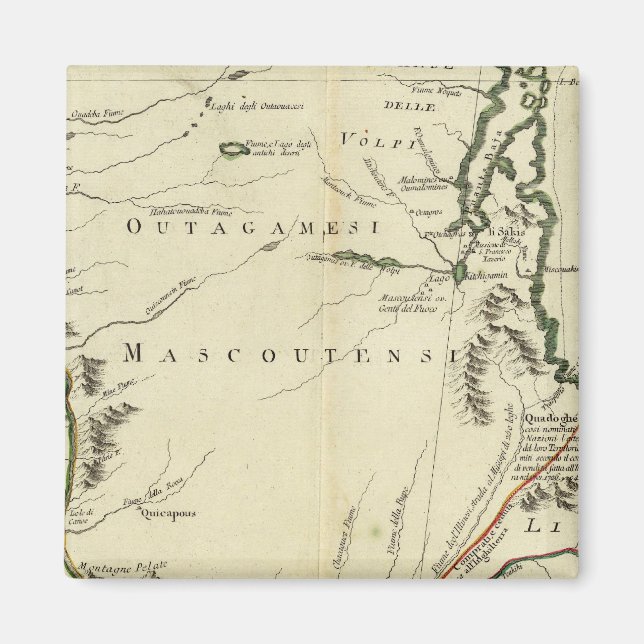 Imán Michigan, Wisconsin, Illinois (Frente)