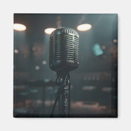 Imán Micrófono vintage