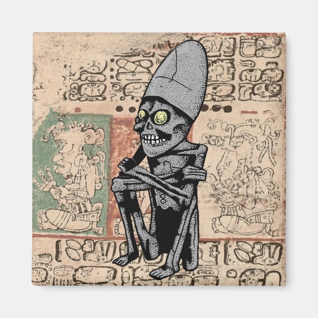 Imán Mictlantecuhtli Magnet (Frente)