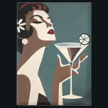 Imán Mid Century Modern Art The Martini DIva<br><div class="desc">Welcome to my Mid Century Fantasy World! Designs in this store are born of growing up in a Mid Century home complete with Martini loving parents.  Break out the cocktails.  Merging fact with fantasy within Mid Century Modern,  Jazz,  Retro Futuristic,  Atomic and Space Age Designs.</div>