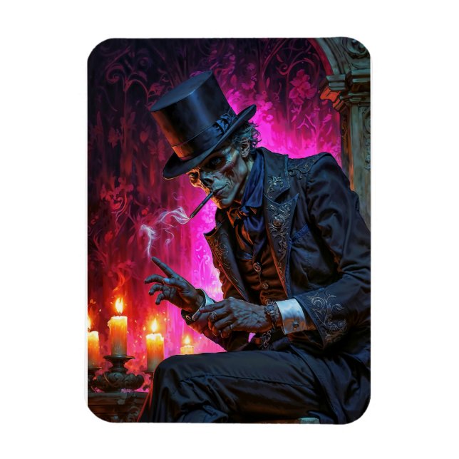 Imán Midnight Toast with the Baron Samedi (Vertical)