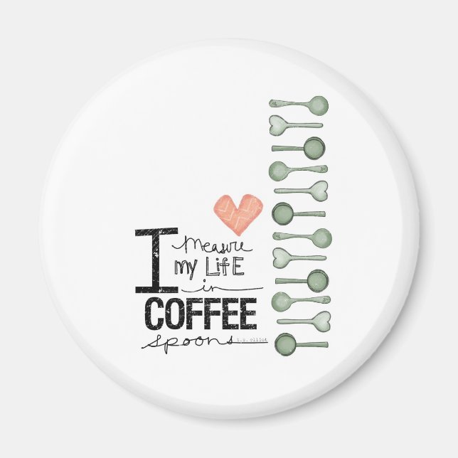 Imán Mido mi vida en cucharas de café (Frente)