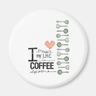 Imán Mido mi vida en cucharitas de café