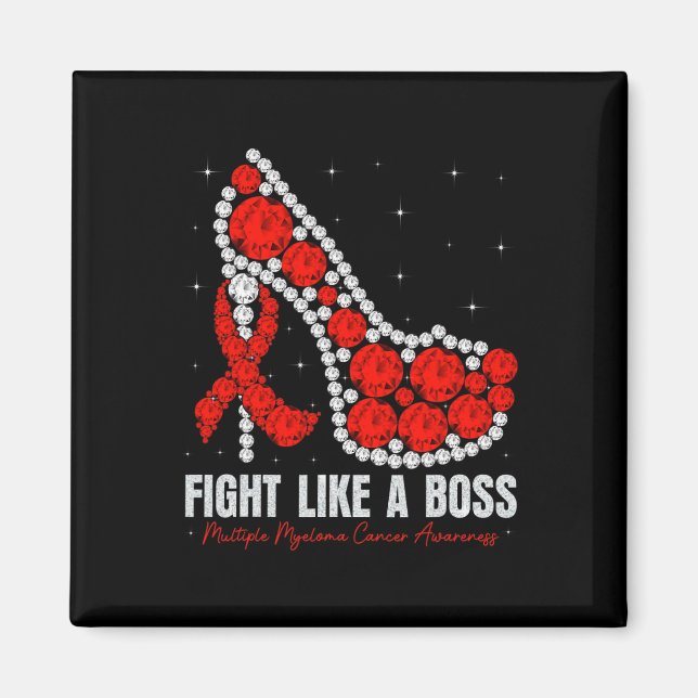 Imán Mieloma Múltiple Concienciación Lucha Contra El Cá (Frente)