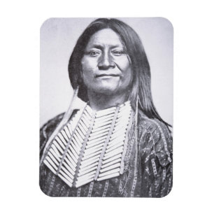 Imán Miembro de una tribu del Comanche, 1872 (foto de