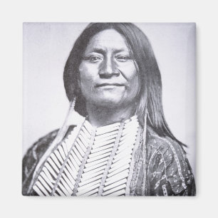 Imán Miembro de una tribu del Comanche, 1872 (foto de