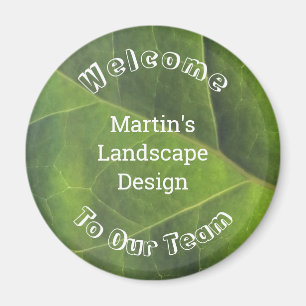 Imán Miembro del equipo de fotografía de Green Leaf de