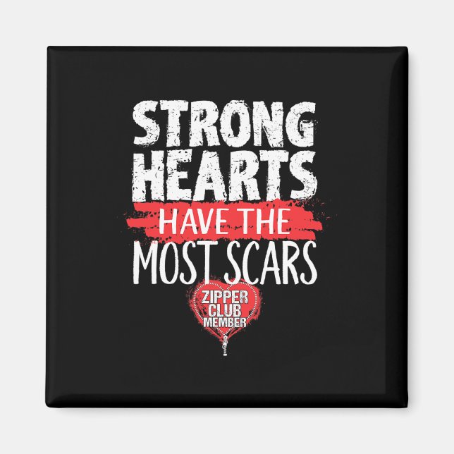 Imán Miembro del Zipper Club Sobreviviente de Cirugía d (Frente)