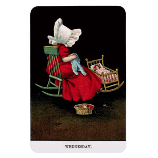 Imán Miércoles de la década de 1900 Sunbonnet Sue Magne