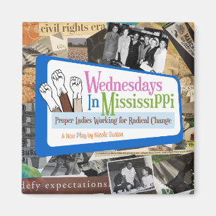 Imán Miércoles En Mississippi Show Magnet