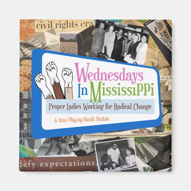 Imán Miércoles En Mississippi Show Magnet (Frente)