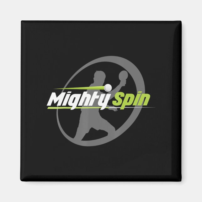 Imán MightySpin Ping Pong Tee Table Tennis Guay (Frente)