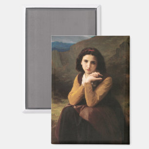 Imán Mignon Innocence of Adolescent Chica, Bouguereau