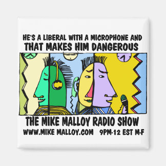 IMÁN MIKE MALLOY RADIO SHOW MAGNETS