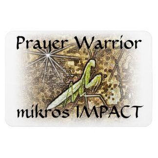 Imán MIKROS IMPACT PRAYER WARRIOR 4"x6" MAGNET