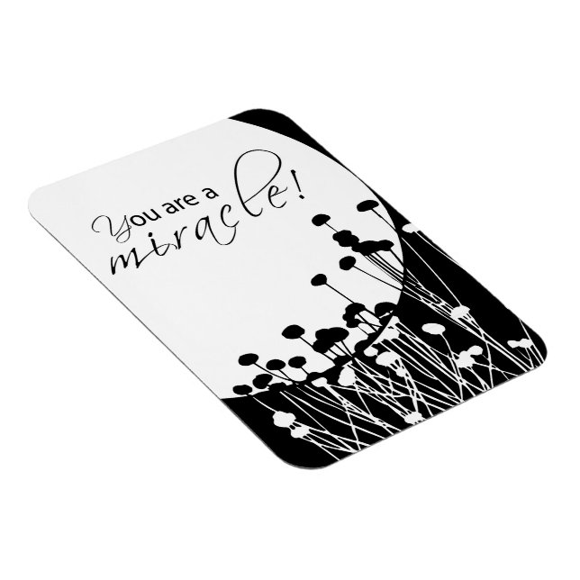 Imán Milagro de Recuperación, Blanco y Negro (Lado Derecho)