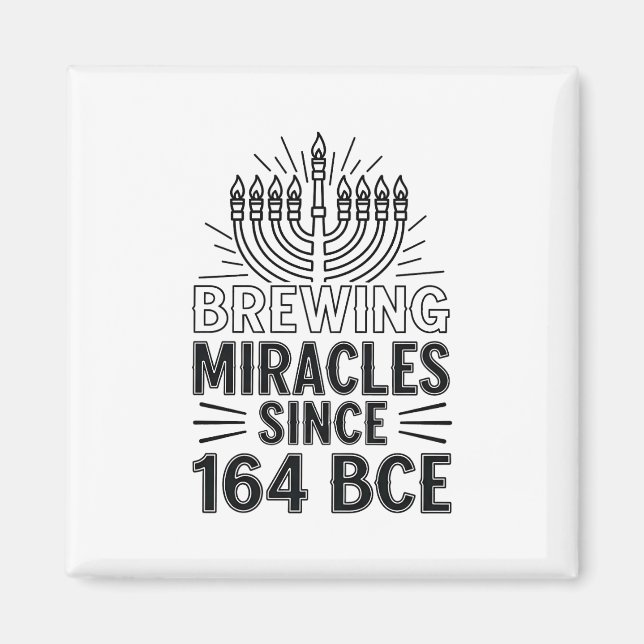 Imán Milagros de elaboración desde el 164 a.C. Hanukkah (Frente)