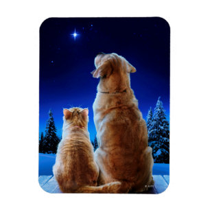 Imán Milagros de Navidades gatos y perros