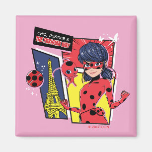 Imán Milagroso Comic Ladybug Parisian Way