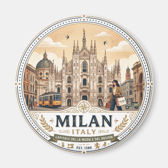 Imán Milán Italia (Frente)