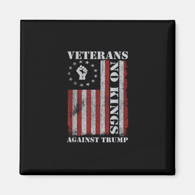 Imán Military Veterans Protest Flag Patriotic Freedom (Frente)