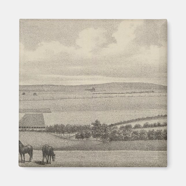 Imán Mill Brae Ranch, Kansas (Frente)