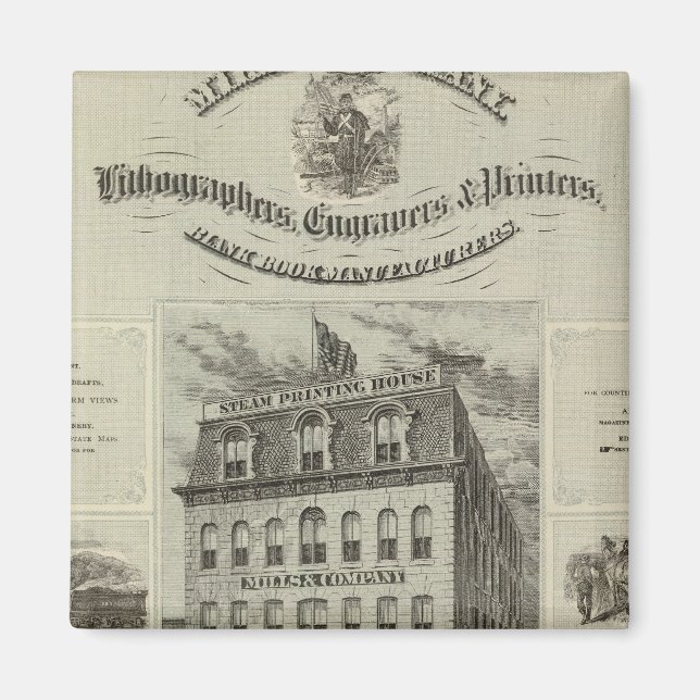 Imán Mills & Company, Des Moines, Iowa (Frente)