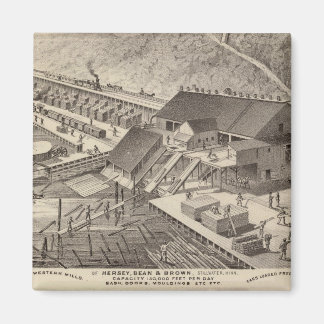 Imán Mills del Noroeste de Hersey, Minnesota