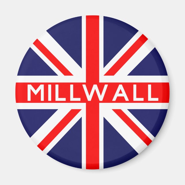 Imán Millwall UK Flag (Frente)
