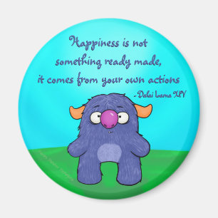 Imán Milo el monstruo, w/quote