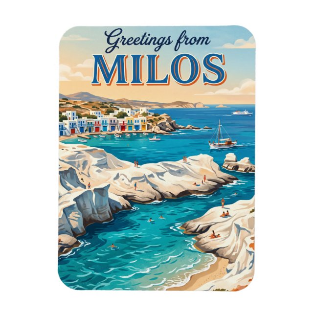 Imán Milos Grecia (Vertical)