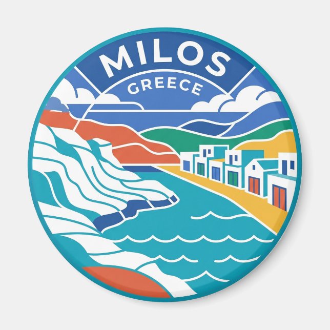 Imán Milos Grecia (Frente)