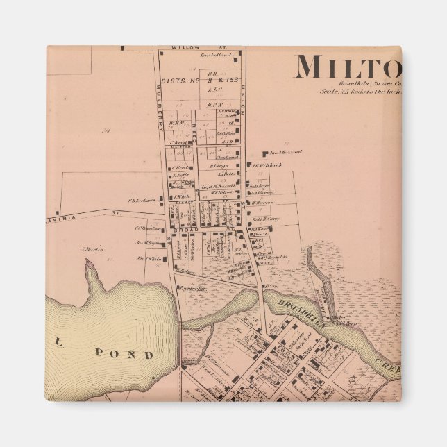 Imán Milton Delaware (Frente)