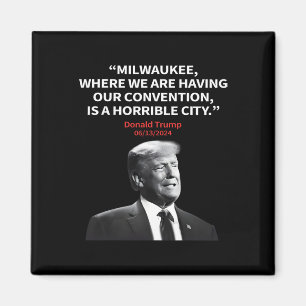 Imán Milwaukee Horrible Presidente Trump Sarcástico