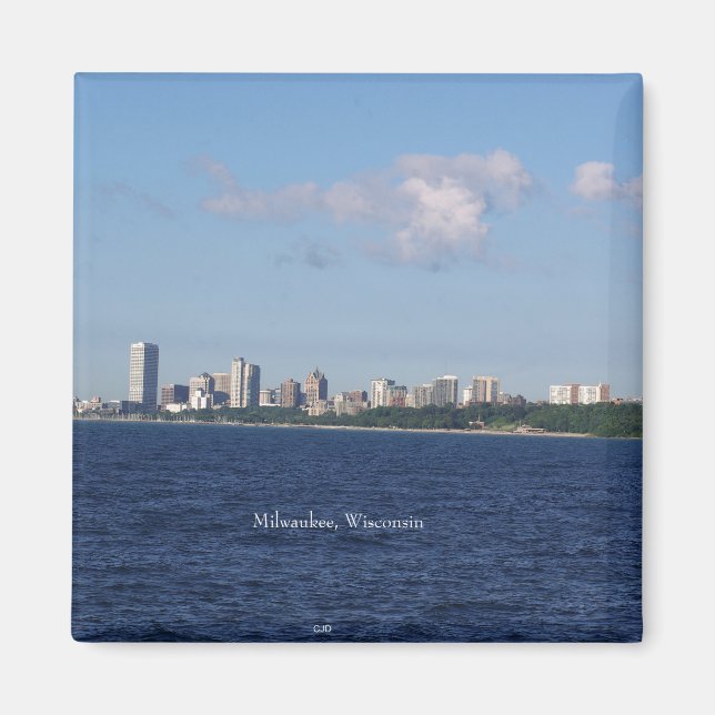 Imán Milwaukee Skyline imnet (Frente)