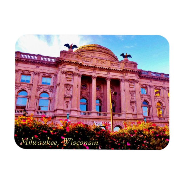 Imán Milwaukee, Wisconsin (Horizontal)