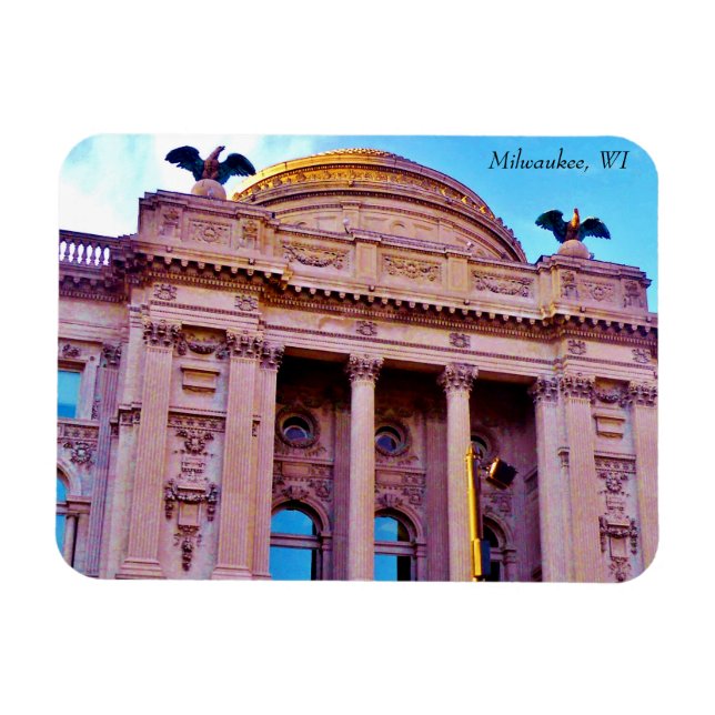 Imán Milwaukee, Wisconsin (Horizontal)