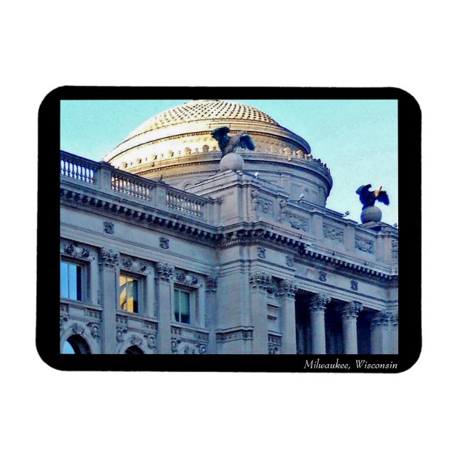 Imán Milwaukee, Wisconsin (Horizontal)