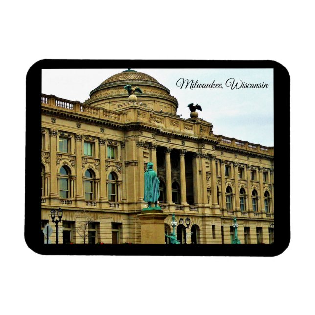 Imán Milwaukee, Wisconsin (Horizontal)