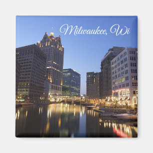 Imán Milwaukee, Wisconsin Souvenir Keepsake