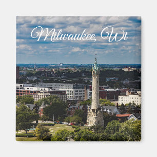 Imán Milwaukee, Wisconsin Souvenir Keepsake