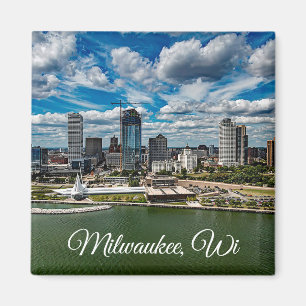 Imán Milwaukee, Wisconsin Souvenir Keepsake
