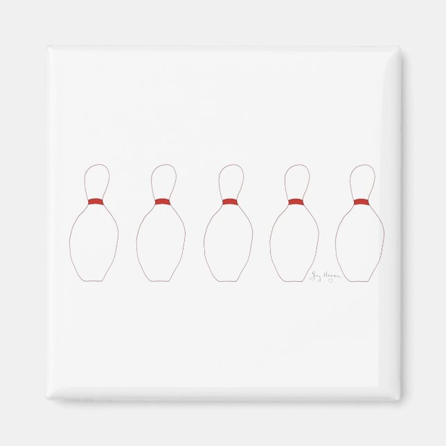 Imán Mimán Bowling Pins (Frente)