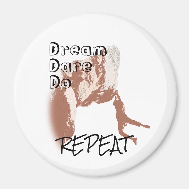 Imán Mimán creativo de alpinistas (Frente)