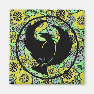 Imán Mimán Crowfoot con flores amarillas